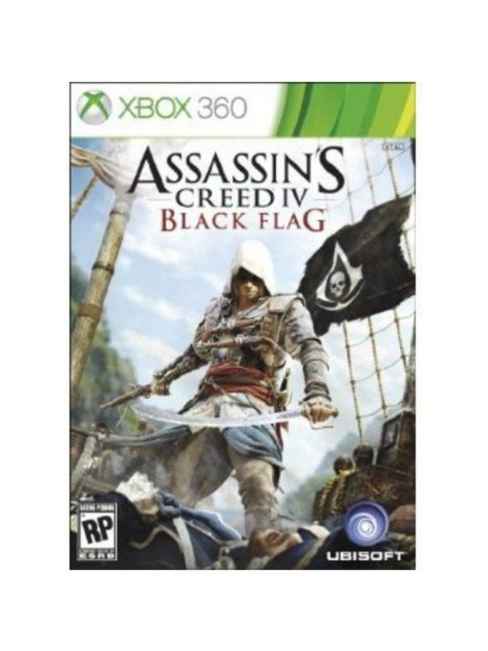 Assassin's Creed IV: Black Flag (Microsoft Xbox 360, 2013) with clean disks